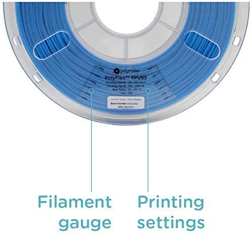 Miniatyrbild 4 av 6: Polymaker PD01002 Material för 3D-utskrifter Vit 750 g
