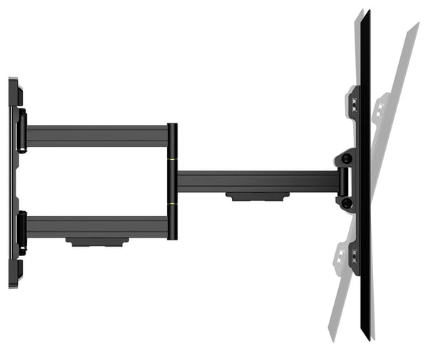 Goobay 49935 TV-kiinnike 177,8 cm (70") Musta