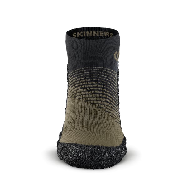 Skinners Technologies Comfort 2.0 Unisex Sneakerstrumpor Svart, Oliv 1 par