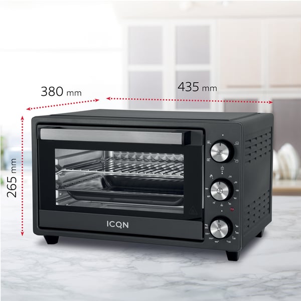 ICQN Icqn-20lt-Black 20 l 1500 W Svart