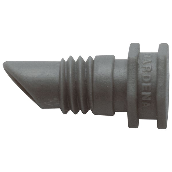 Gardena Micro Drip Plug 4.6 mm (3/16") Musta, Harmaa Gardena Micro Drip Plug 4.6 mm (3/16") Musta, Harmaa