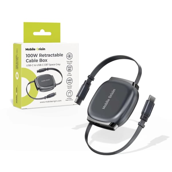 Miniatyrbillede 10 af 11: Mobile Origin MO-CB7-SPG USB-kabel 1 m USB C 0,48 Gbit/sek. 100 W Grå