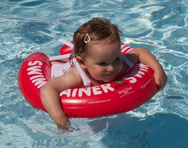Miniatyrbillede 14 af 14: SWIMTRAINER OYUNCEYS161001-RD baby svømmeflyder Rød Svømmering