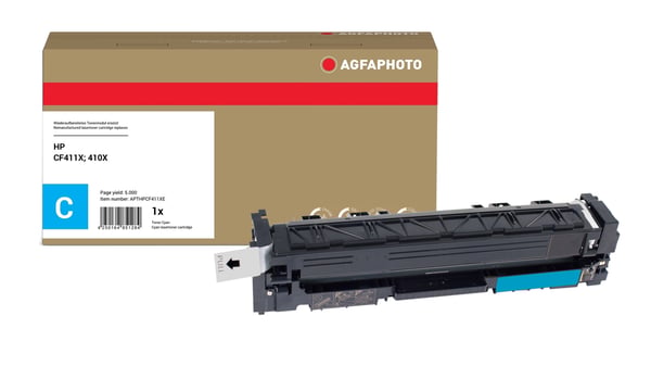 Pikkukuva 1 / 3: AgfaPhoto APTHPCF411XE värikasetti 1 kpl Yhteensopiva Syaani
