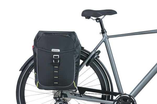 Basil Miles MIK Bak Cykelväska 34 l Polyester Svart