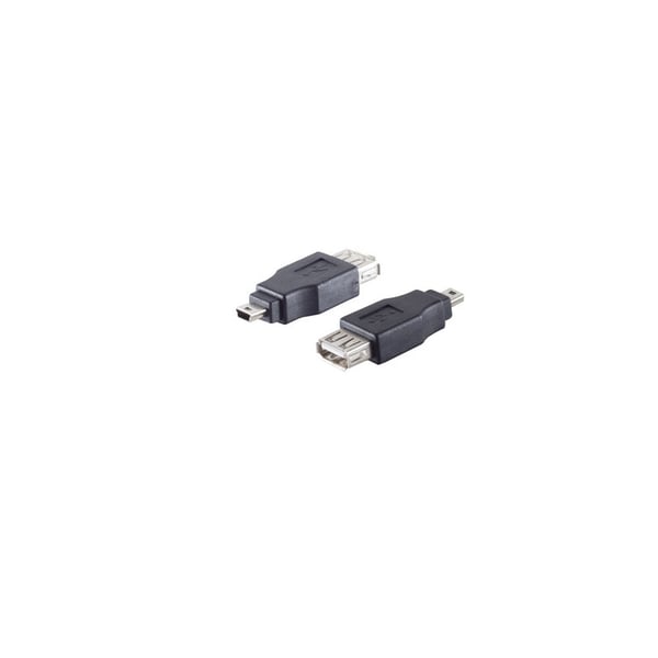 shiverpeaks BS77051 kabelomvandlare (hane/hona) USB A Mini USB B Svart