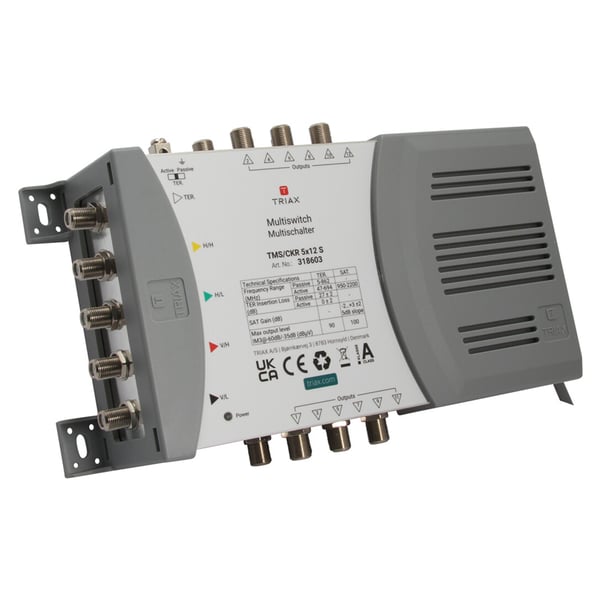Miniatyrbillede 3 af 3: Triax 318603 satellit multikontakt 5 inputs 12 outputs