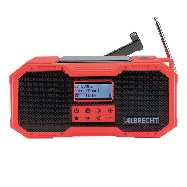 Albrecht DR 112 Digitaalinen Musta, Punainen