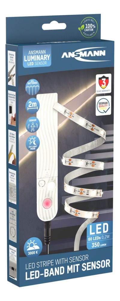Ansmann 1600-0436 led strips Universal stribelys 0,2 W 2000 mm