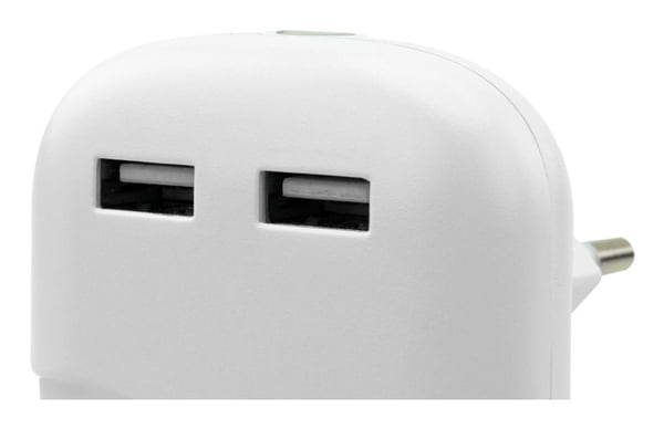 Ansmann NL15AC + 2USB Plug-in natlys