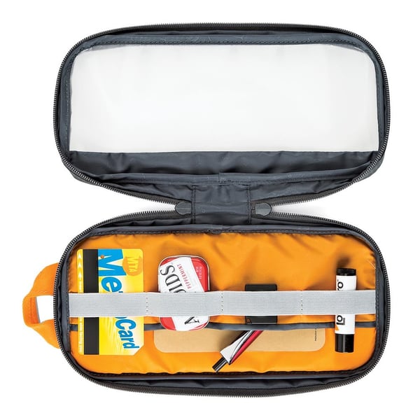 Lowepro Pouch Medium GearUp GL Portmonnä Nylon, Ripstop, Polyester Orange, Grå