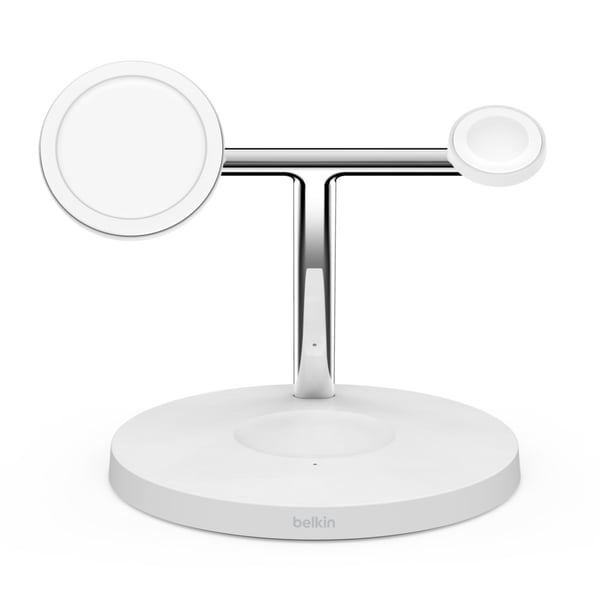 Miniatyrbild 7 av 8: Belkin WIZ017vfWH Hörlurar, Smartphone, Smartwatch Vit AC Trådlös laddning Snabb laddning inomhus