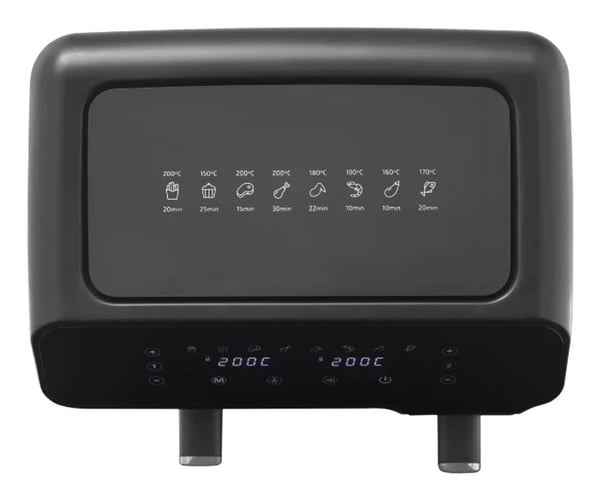 Zelmer ZAF9000 fritös Dubbel 9 l Fristående 1800 W Varmluftsfritös Svart