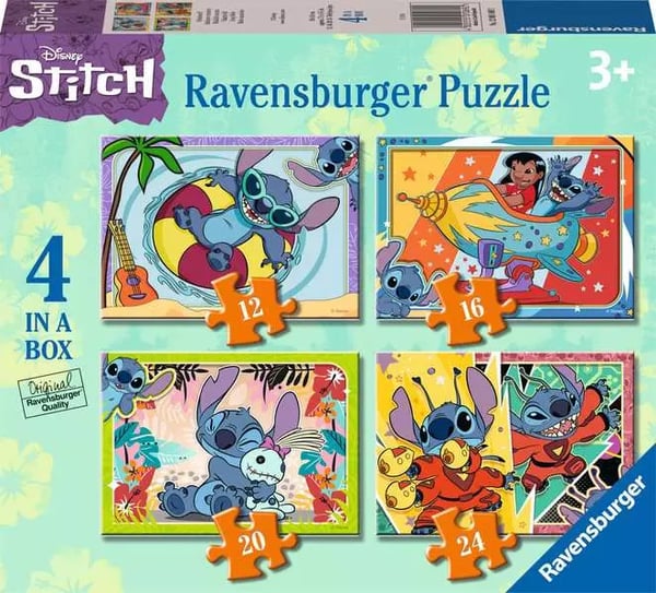 Ravensburger Stitch Kuviopalapeli 12 kpl Sarjakuvat Ravensburger Stitch Kuviopalapeli 12 kpl Sarjakuvat