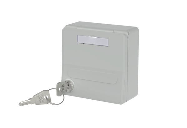 Miniatyrbillede 1 af 2: METZ CONNECT 1309471003-I stikdåse Fiberoptisk Grå
