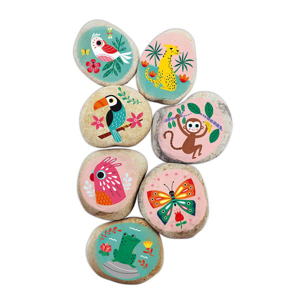 Miniatyrbild 5 av 6: JANOD Creative Kit - Pebbles to Decorate 1 styck