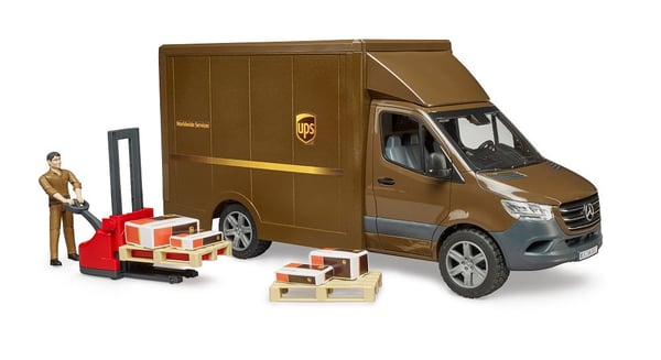Miniatyrbillede 4 af 7: BRUDER MB Sprinter UPS