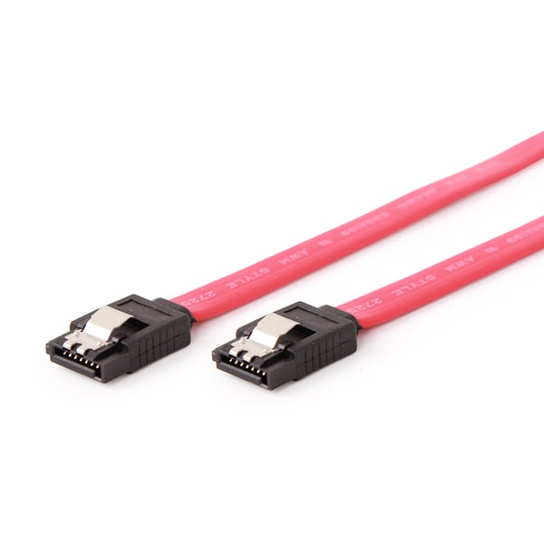 Gembird CC-SATAM-DATA-XL SATA-kabel 1 m Sort, Rød