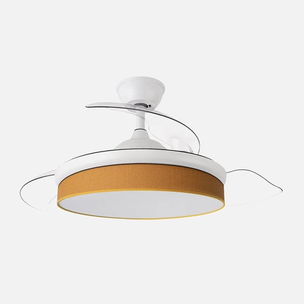 Fabrilamp Moda Svart, Transparent, Gul