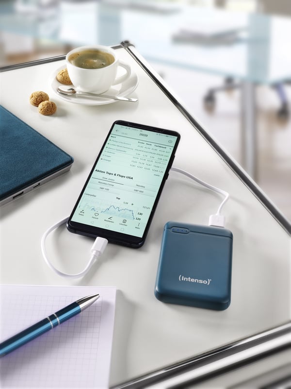 Intenso XS5000 Litium polymeeri (LiPo) 5000 mAh Petroolin värinen