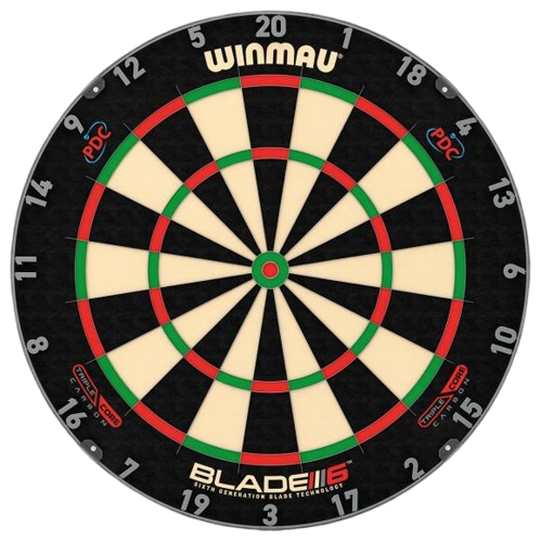 Miniatyrbild 1 av 2: Winmau Blade 6 Triple Core Darttavla 1 styck