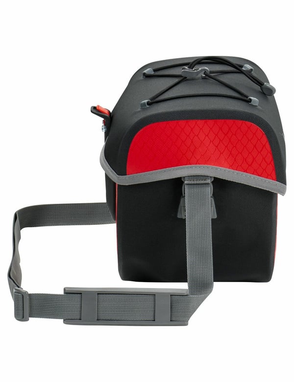 VAUDE Aqua Box Framsida Cykelväska 6 l Polyester Svart, Röd
