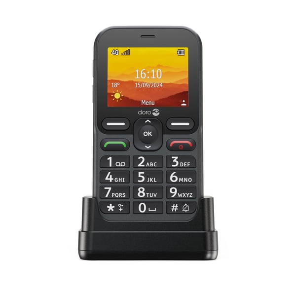 Miniatyrbillede 4 af 6: Doro Leva L11 6,1 cm (2.4") 118 g Grafit Feature telefon