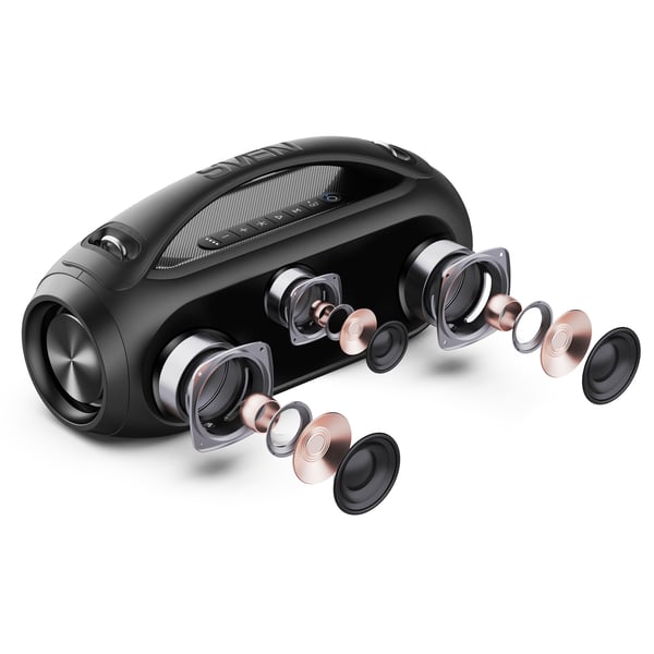 Pikkukuva 11 / 16: SVEN PS-380 -kaiutin, 40 W, vedenpitävä, Bluetooth (musta)