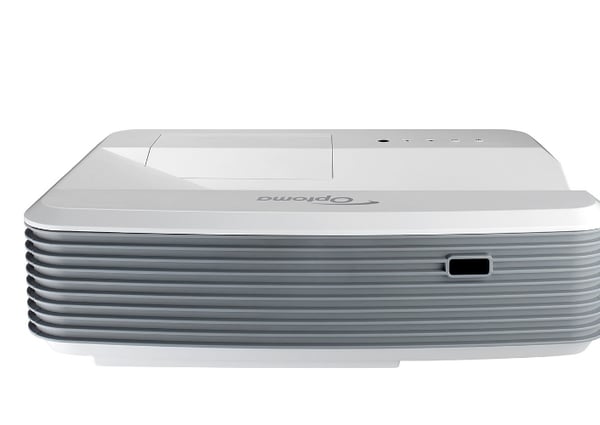 Optoma W319USTIRE Ultra short throw-projektor 3500 ANSI-lumen DLP WXGA (1280x800) 3D kompatibilitet Grå, Vit
