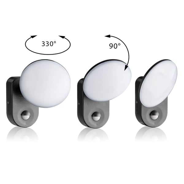 SEBSON 4260676351714 utomhusbelysning Väggbelysning för utomhusbruk LED 15 W F