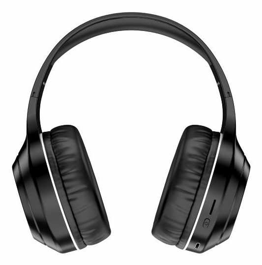 Denver BTN-211 kuulokkeet ja kuulokemikrofoni Langallinen & langaton Pääpanta Puhelu/Musiikki/TV USB Type-C Bluetooth Musta
