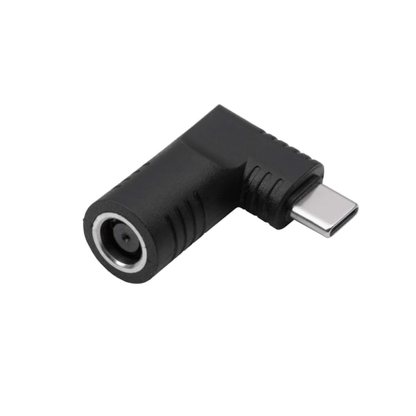 Akyga AK-ND-D02 kabel kønsskifter 7.4 x 5.0 mm + Pin USB-C Sort