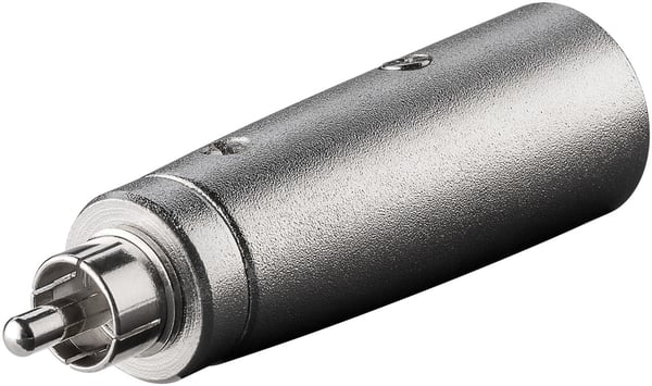 Goobay 27456 kabel kønsskifter XLR RCA Sølv