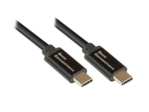 Miniatyrbillede 1 af 2: Alcasa 2213-SF010S USB-kabel USB 2.0 1 m USB C 0,48 Gbit/sek. 100 W Sort