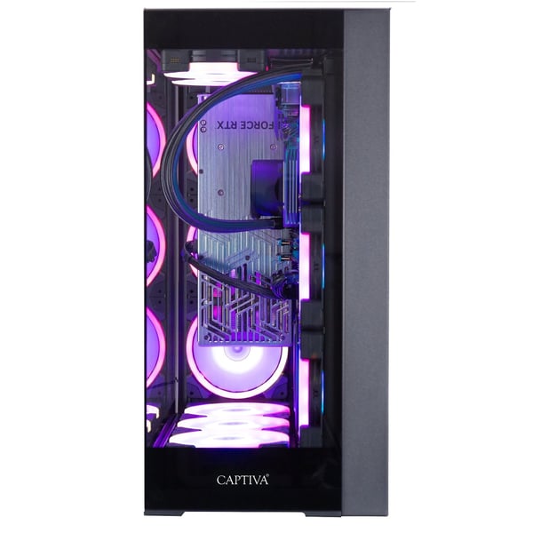 CAPTIVA Highend Gaming R90-302 AMD Ryzen™ 9 9950X3D 64 GB DDR5-SDRAM 2 TB SSD NVIDIA GeForce RTX 5080 Windows 11 Home Mini Tower PC Sort