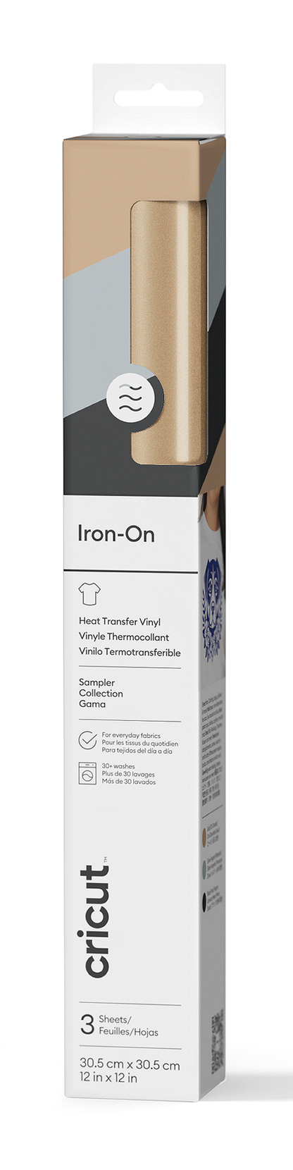 Miniatyrbillede 1 af 2: Cricut Iron-On Varmeplade vinylplade Glat overføringsvinyl 3 ark