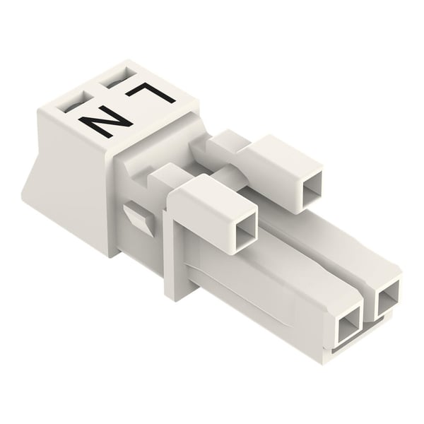 Miniatyrbild 3 av 3: Wago 890-222 kabelkontakter Vit