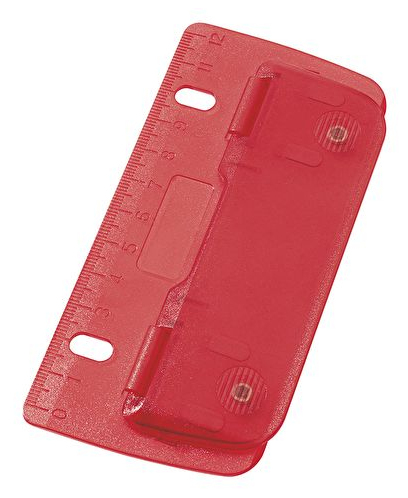 Miniatyrbild 1 av 5: Wedo 67 802 håltagare Röd