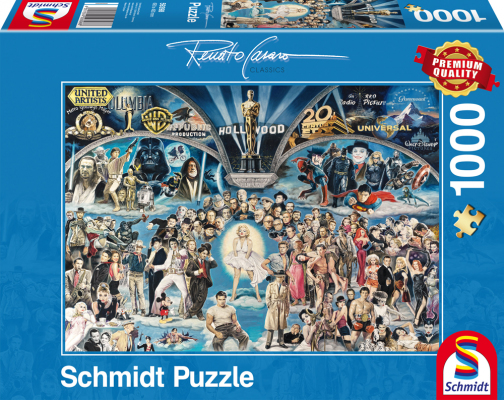 Miniatyrbillede 1 af 2: Schmidt Spiele Hollywood 1000 stk Folk
