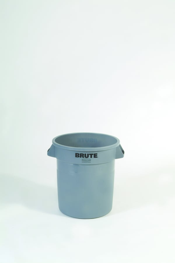 Miniatyrbild 2 av 2: Rubbermaid 2610 BRUTE 37,9 l Rund Linjär lågdensitetspolyeten (LLDPE) Grå