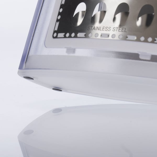 Westmark Duo Boks rivejern Sort, Rustfrit stål, Transparent