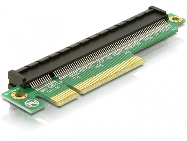 DeLOCK Riser PCIe x8 - PCIe x16 nätverkskort/adapters Intern