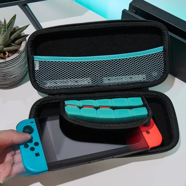 Pikkukuva 3 / 6: Numskull Games Fortnite Switch Case Llama 2024 Hardshell case -kotelo Nintendo Turkoosi