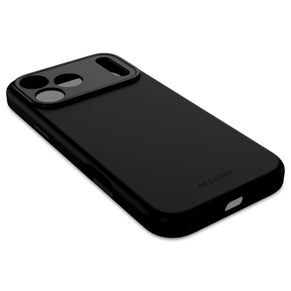 Decoded Silicone Backcover Apple iPhone 17 Pro Max Phantom Black mobiltelefon etui 17,5 cm (6.9") Cover Sort