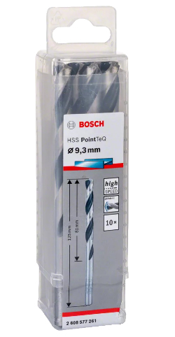 Pikkukuva 6 / 6: Bosch 2 608 577 261 poranterä Vääntyvä poranterä 10 kpl