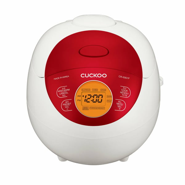 Miniatyrbillede 1 af 11: Cuckoo CR-0351F RED riskoger 0,54 L 425 W Rød, Hvid