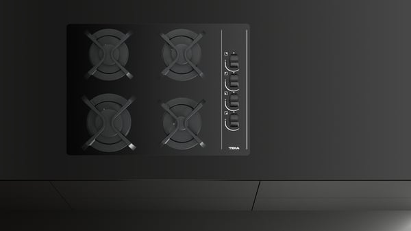 Miniatyrbild 3 av 11: Teka GBC 64003 Svart Inbyggd 60 cm Gas 4 zone(s)