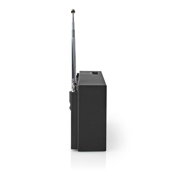 Nedis RDFM1200BK radioapparater Bärbar Analog Svart