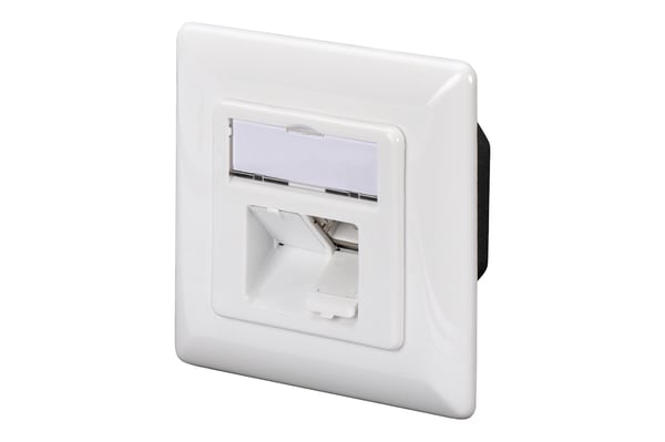 DIGITUS CAT 6A, luokka EA, datarasia, designyhteensopiva, pinta-asennettava