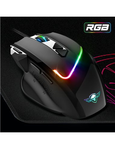 Miniatyrbillede 2 af 10: Spirit of Gamer PRO-M3 RGB mus Spil Højre hånd USB Type-A Optisk 7200 dpi